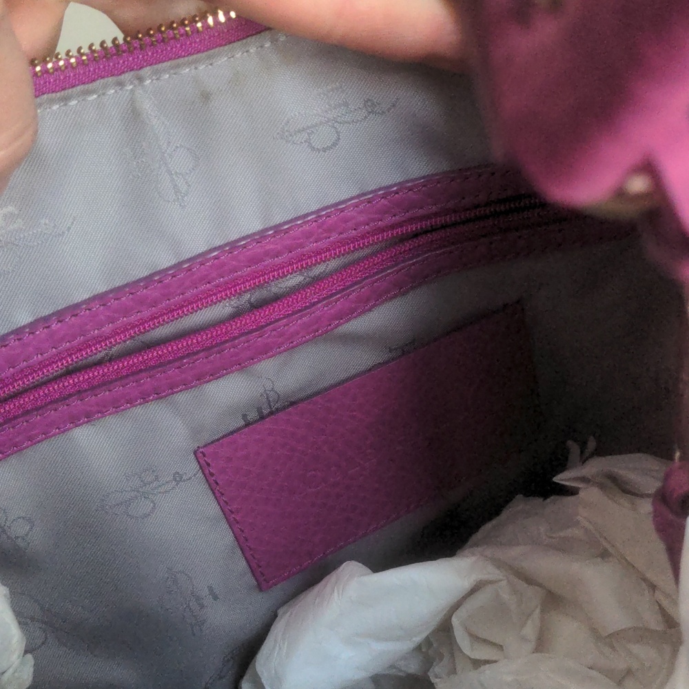 🍇 Cole Haan Hobo Bag LEATHER Purse Shoulder - Picture 9 of 14